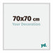 New York Aluminium Bilderrahmen 70x70cm Silber Matt Vorne Messe | Yourdecoration.at