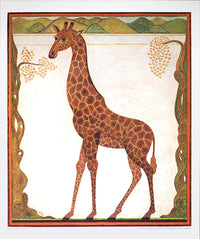 PGM BR 14 Beate Rose Giraffe Kunstdruck 52x62cm | Yourdecoration.at