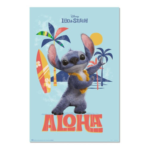 Poster Disney Stitch Live Action Aloha 61x91 5cm Grupo Erik GPE5956 | Yourdecoration.at