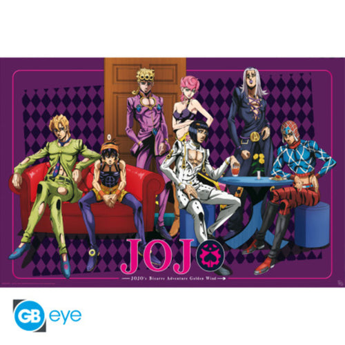 Poster Jojo S Bizarre Adventure Golden Wind Team 91 5x61cm GBYDCOA001 | Yourdecoration.at