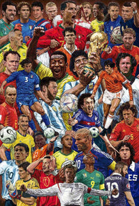 Poster Legendary Footballers 61x91 5cm Grupo Erik GPE5817 | Yourdecoration.at