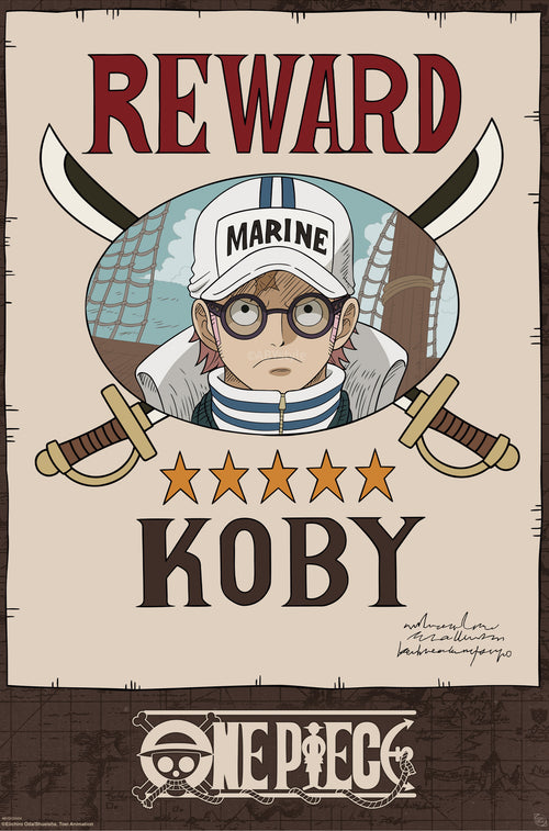 Poster One Piece Wanted Koby Cross Guild 61x91 5cm GBYDCOA009 | Yourdecoration.at