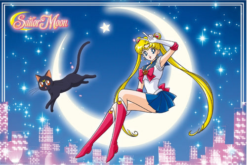 Poster Sailor Moon Luna 91 5x61cm GBYDCO715 | Yourdecoration.at
