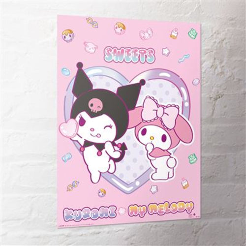 Poster Sanrio Kuromi My Melody Sweets 40x50cm MPP2501459 2 | Yourdecoration.at
