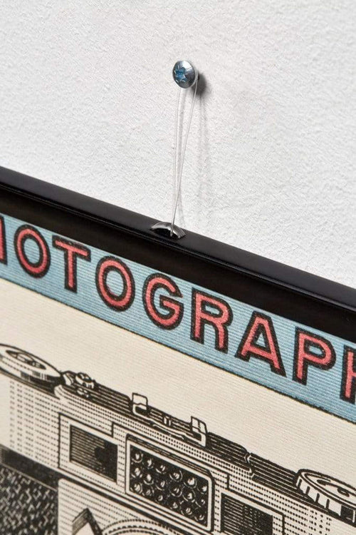 Posterhänger Schwarz 50cm mit aufhangauge | Yourdecoration.at