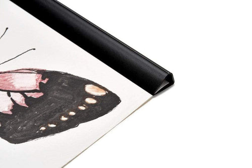 Posterhänger Schwarz 60cm mit aufhangauge | Yourdecoration.at