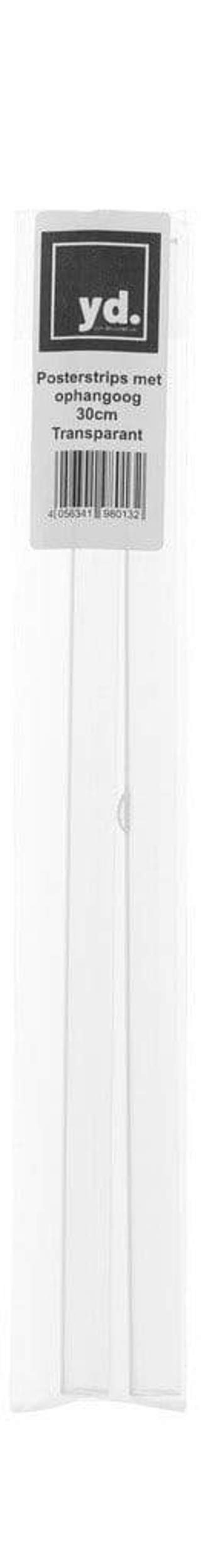 Posterhänger Transparent 30cm mit aufhangauge | Yourdecoration.at