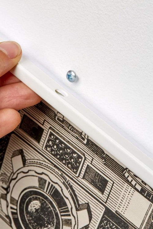 Posterhänger Weiss 40cm mit aufhangeloch | Yourdecoration.at