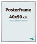 Posterrahmen 40x50cm Silber Kunststoff Paris Messe | Yourdecoration.at