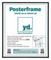 Posterrahmen Kunststoff 40x50cm Schwarz Matt Vorne Messe | Yourdecoration.at
