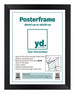 Posterrahmen MDF 30x40cm Schwarz Matt Vorne Messe | Yourdecoration.at