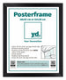 Posterrahmen MDF 38x52cm Schwarz Matt Vorne Messe | Yourdecoration.at