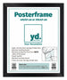 Posterrahmen MDF 40x50cm Schwarz Matt Vorne Messe | Yourdecoration.at