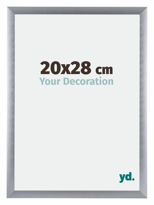 Tucson Aluminium Bilderrahmen 20x28cm Silber Gebürstet Vorne Messe | Yourdecoration.at