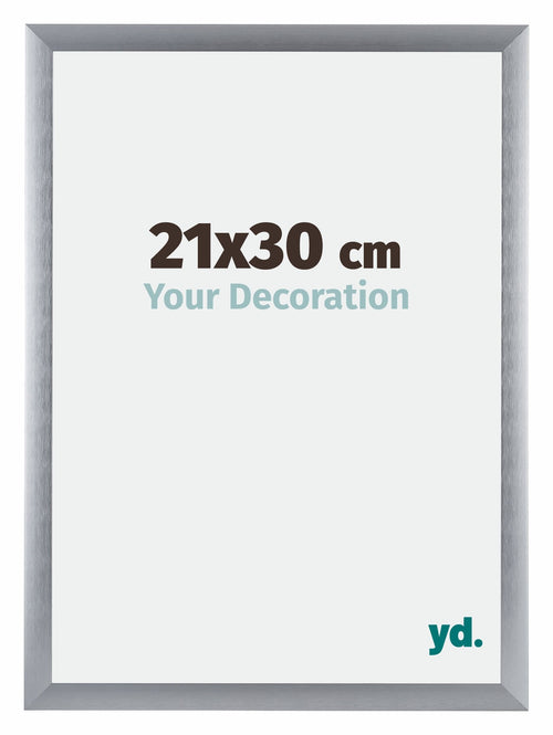 Tucson Aluminium Bilderrahmen 21x30cm Silber Gebürstet Vorne Messe | Yourdecoration.at