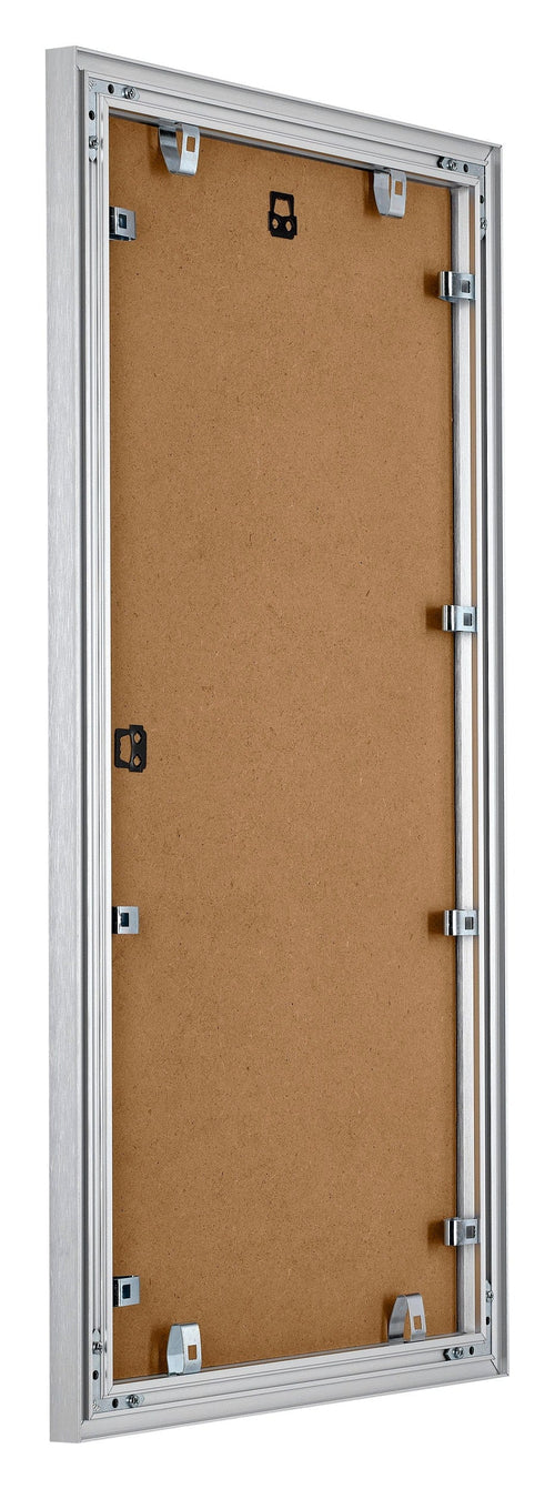Tucson Aluminium Bilderrahmen 30x60cm Silber Gebürstet Rucksteite Schrag | Yourdecoration.at