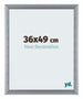 Tucson Aluminium Bilderrahmen 36x49cm Silber Geburstet Vorne Messe | Yourdecoration.at
