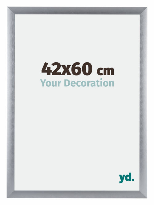 Tucson Aluminium Bilderrahmen 42x60cm Silber Gebürstet Vorne Messe | Yourdecoration.at