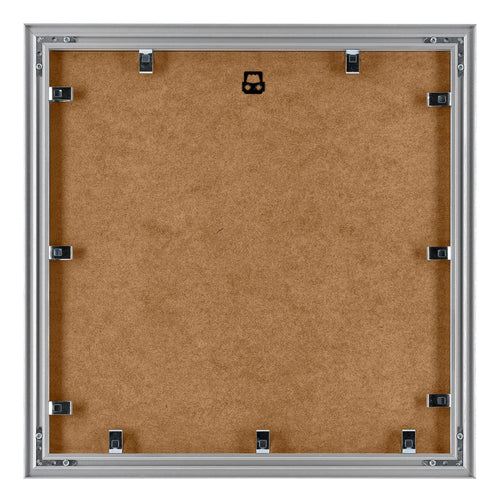 Tucson Aluminium Bilderrahmen 45x45cm Silber Gebürstet Rucksteite | Yourdecoration.at