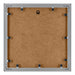 Tucson Aluminium Bilderrahmen 45x45cm Silber Gebürstet Rucksteite | Yourdecoration.at
