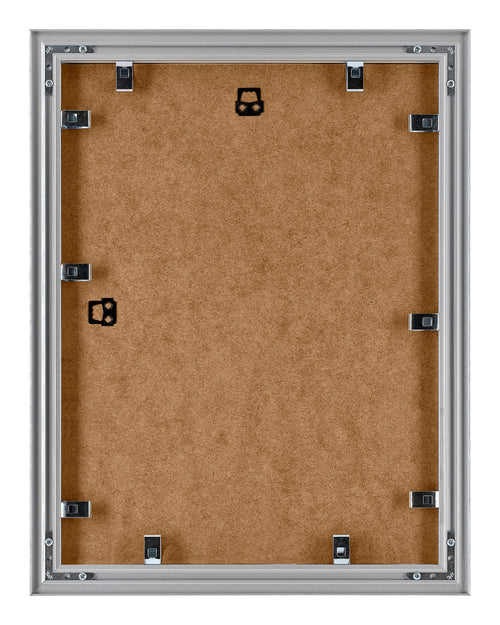 Tucson Aluminium Bilderrahmen 45x60cm Silber Gebürstet Rucksteite | Yourdecoration.at