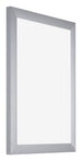 Tucson Aluminium Bilderrahmen 45x60cm Silber Gebürstet Vorne Schrag | Yourdecoration.at