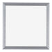 Tucson Aluminium Bilderrahmen 50x50cm Silber Gebürstet Vorne | Yourdecoration.at
