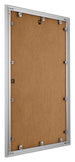 Tucson Aluminium Bilderrahmen 59 4x84cm A1 Silber Gebürstet Rucksteite Schrag | Yourdecoration.at