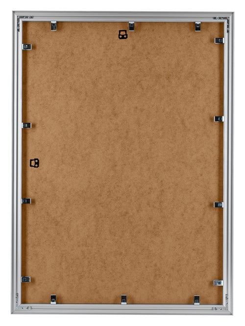 Tucson Aluminium Bilderrahmen 59 4x84cm A1 Silber Gebürstet Rucksteite | Yourdecoration.at