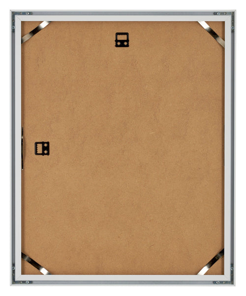 Virginia Aluminium Bilderrahmen 20x25cm Weiss Ruckseite | Yourdecoration.at