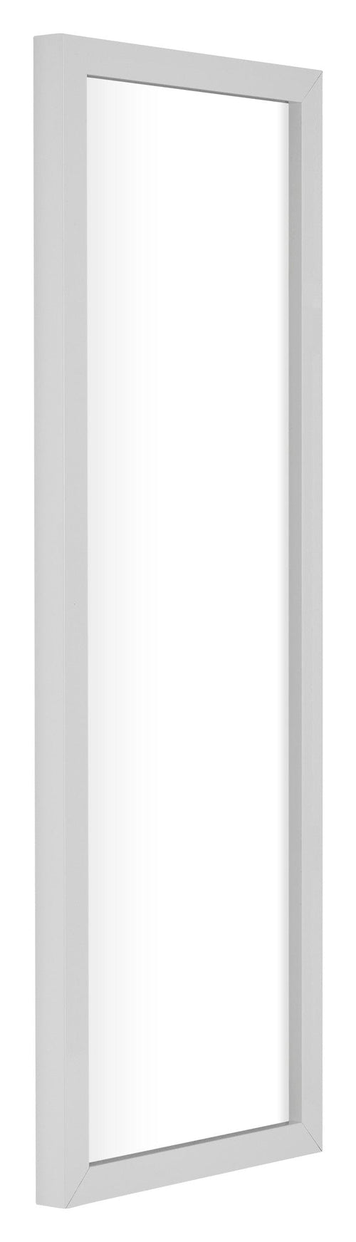 Virginia Aluminium Bilderrahmen 20x60cm Weiss Vorne Schrag | Yourdecoration.at