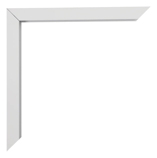 Virginia Aluminium Bilderrahmen 21x30cm Weiss Ecke | Yourdecoration.at