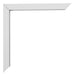 Virginia Aluminium Bilderrahmen 21x30cm Weiss Ecke | Yourdecoration.at