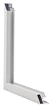 Virginia Aluminium Bilderrahmen 21x30cm Weiss Querschnitt | Yourdecoration.at