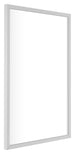 Virginia Aluminium Bilderrahmen 21x30cm Weiss Vorne Schrag | Yourdecoration.at