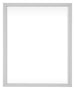 Virginia Aluminium Bilderrahmen 28x35cm Weiss Vorne | Yourdecoration.at