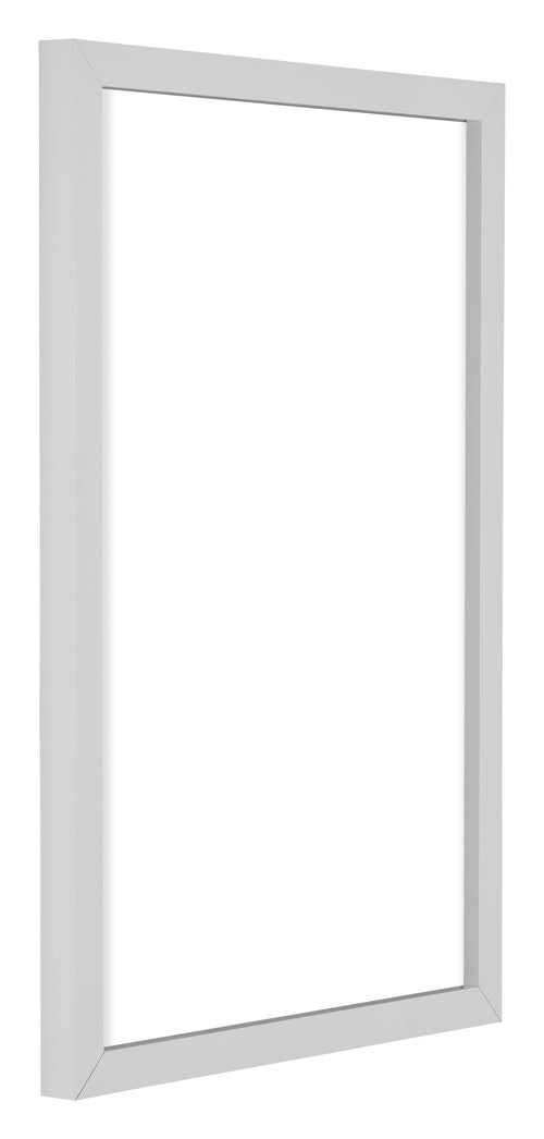 Virginia Aluminium Bilderrahmen 32x45cm Weiss Vorne Schrag | Yourdecoration.at