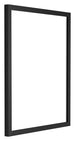 Virginia Aluminium Bilderrahmen 40x55cm Schwarz Vorne Schrag | Yourdecoration.at