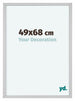 Virginia Aluminium Bilderrahmen 49x68cm Weiss Vorne Messe | Yourdecoration.at
