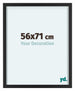 Virginia Aluminium Bilderrahmen 56x71cm Schwarz Vorne Messe | Yourdecoration.at