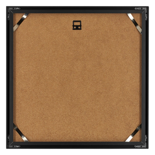 Virginia Aluminium Bilderrahmen 60x60cm Schwarz Ruckseite | Yourdecoration.at