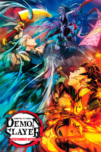 Abystyle Gbydco218 Demon Slayer Key Art 2 Poster 61x91,5cm | Yourdecoration.at