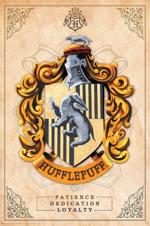 gbeye gbydco065 harry potter hufflepuff poster 61x91 5cm | Yourdecoration.at