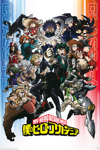 gbeye gbydco243 my hero academia class 1 a vs 1 b poster 61x91 5cm | Yourdecoration.at