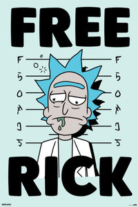 Grupo Erik GPE5251 Rick And Morty Free Rick Poster 61X91,5cm | Yourdecoration.at