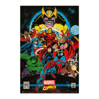 Grupo Erik GPE5264 Marvel Comics Infinity Retro Poster 61X91,5cm | Yourdecoration.at