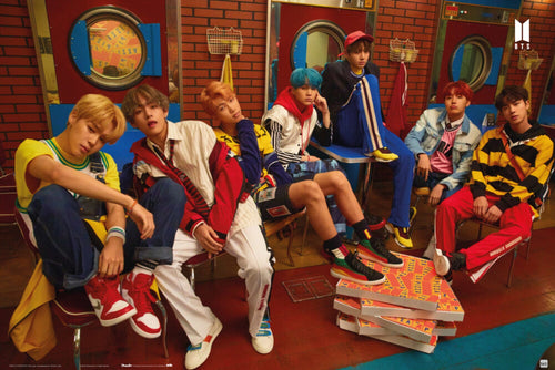 Grupo Erik GPE5409 Bts Pizza Poster 91,5X61cm | Yourdecoration.at