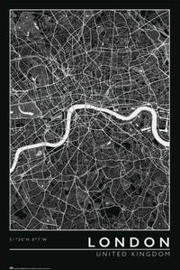 Grupo Erik Gpe5634 London City Map Poster 61x91 5cm | Yourdecoration.at
