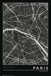 Grupo Erik Gpe5637 Paris City Map Poster 61x91 5cm | Yourdecoration.at