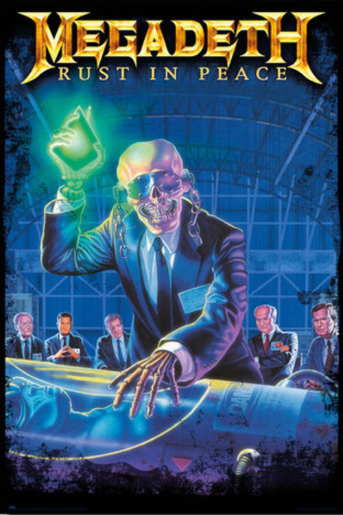 grupo erik gpe5706 megadeth rust in peace poster 61x91-5 cm | Yourdecoration.at
